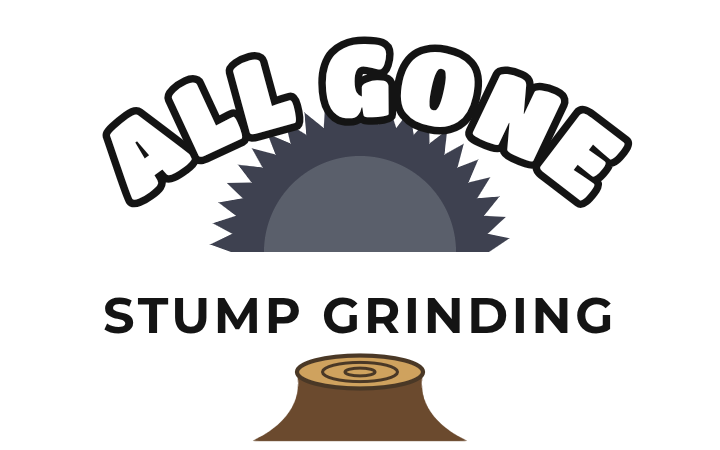 All Gone Stump Grinding logo